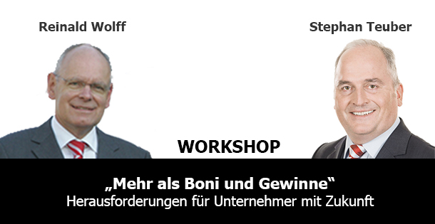 Tag der Verbände zum Thema Leben in Fülle - Workshop Stephan Teuber und Reinald Wolff