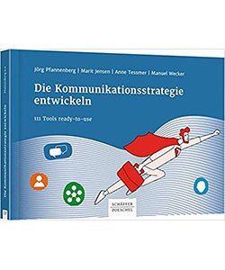 Buchcover zur Buchrezension - Die Kommunikationsstrategie entwickeln 111 Tools ready-to-use